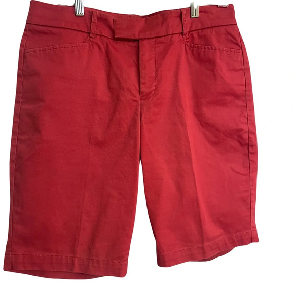 Dockers Pants - Dockers women’s red Bermuda shorts size 12